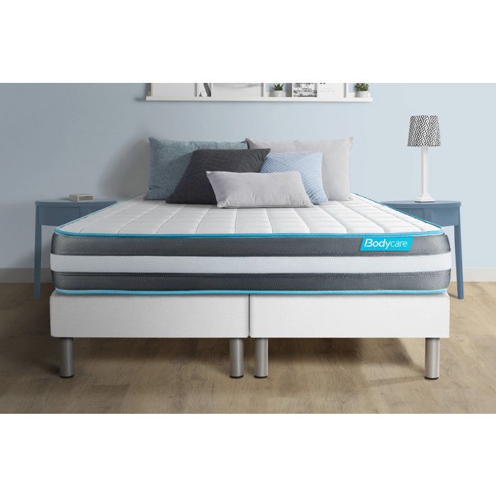Juego de colchones de espuma viscoelástica BODYFORM de 180x200 con 3 zonas