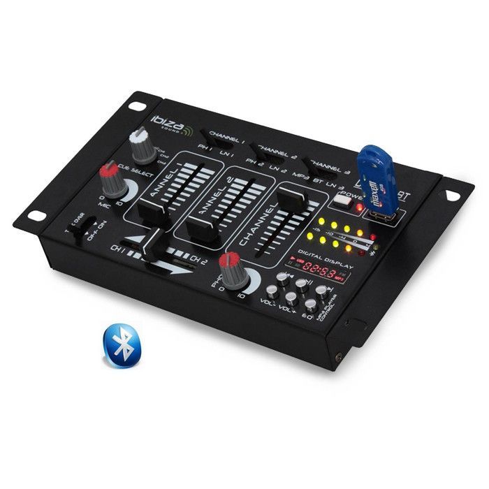 Sound pack DJ300-BT amplifier + HP 500W Mixer