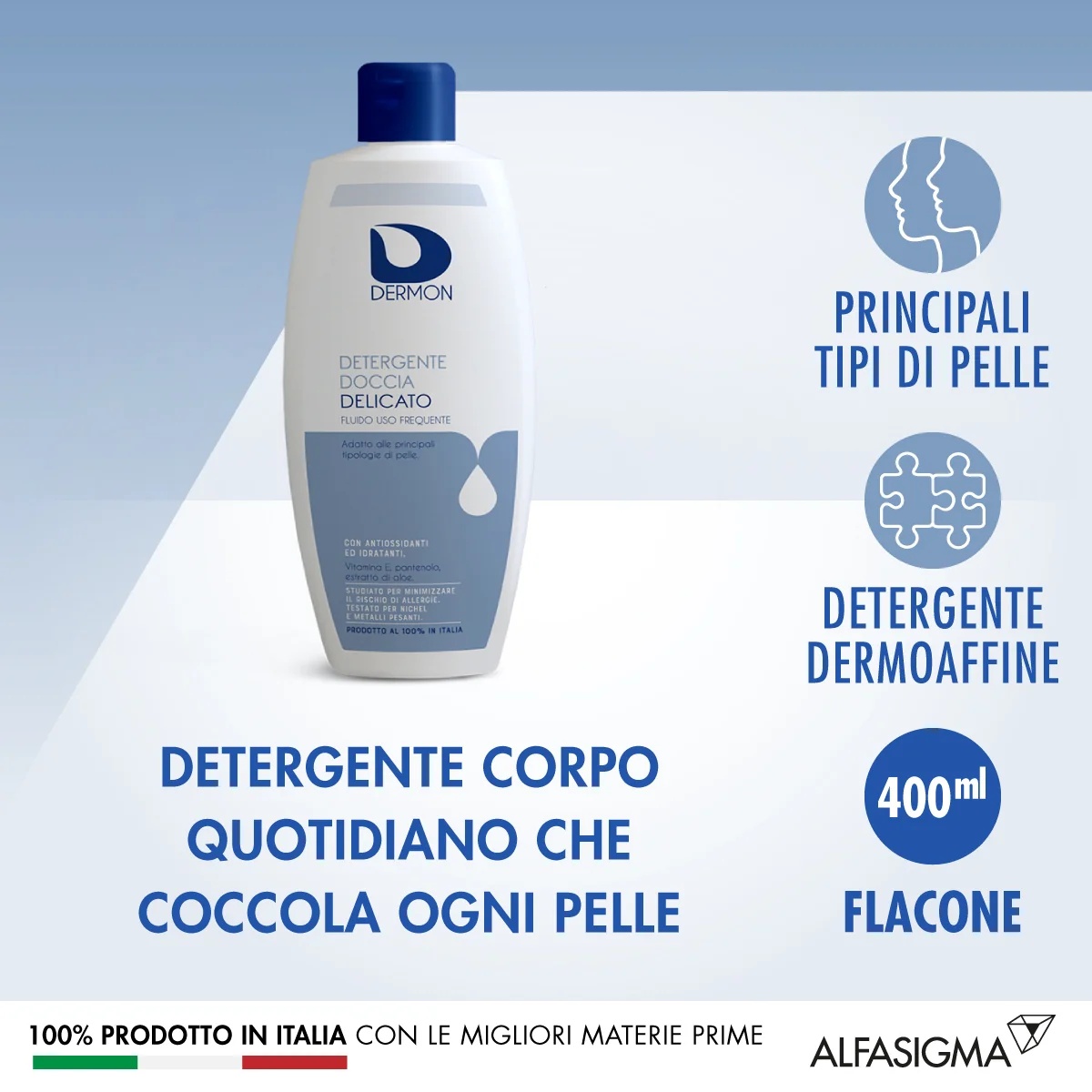 DERMON Sanftes Duschgel 400 ml