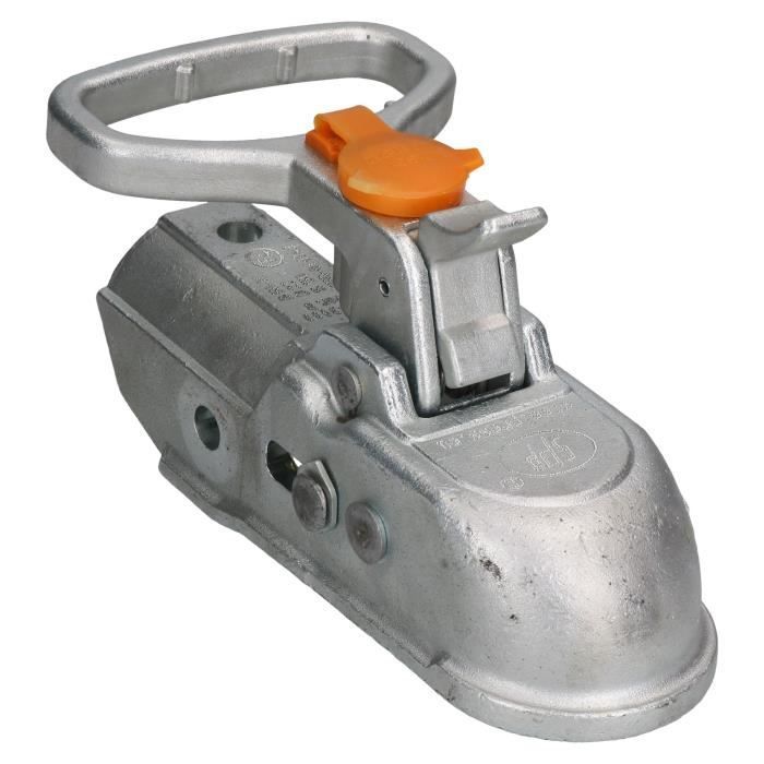 Enganche de remolque universal con freno, cabezal de enganche de 34-40-45-50 mm