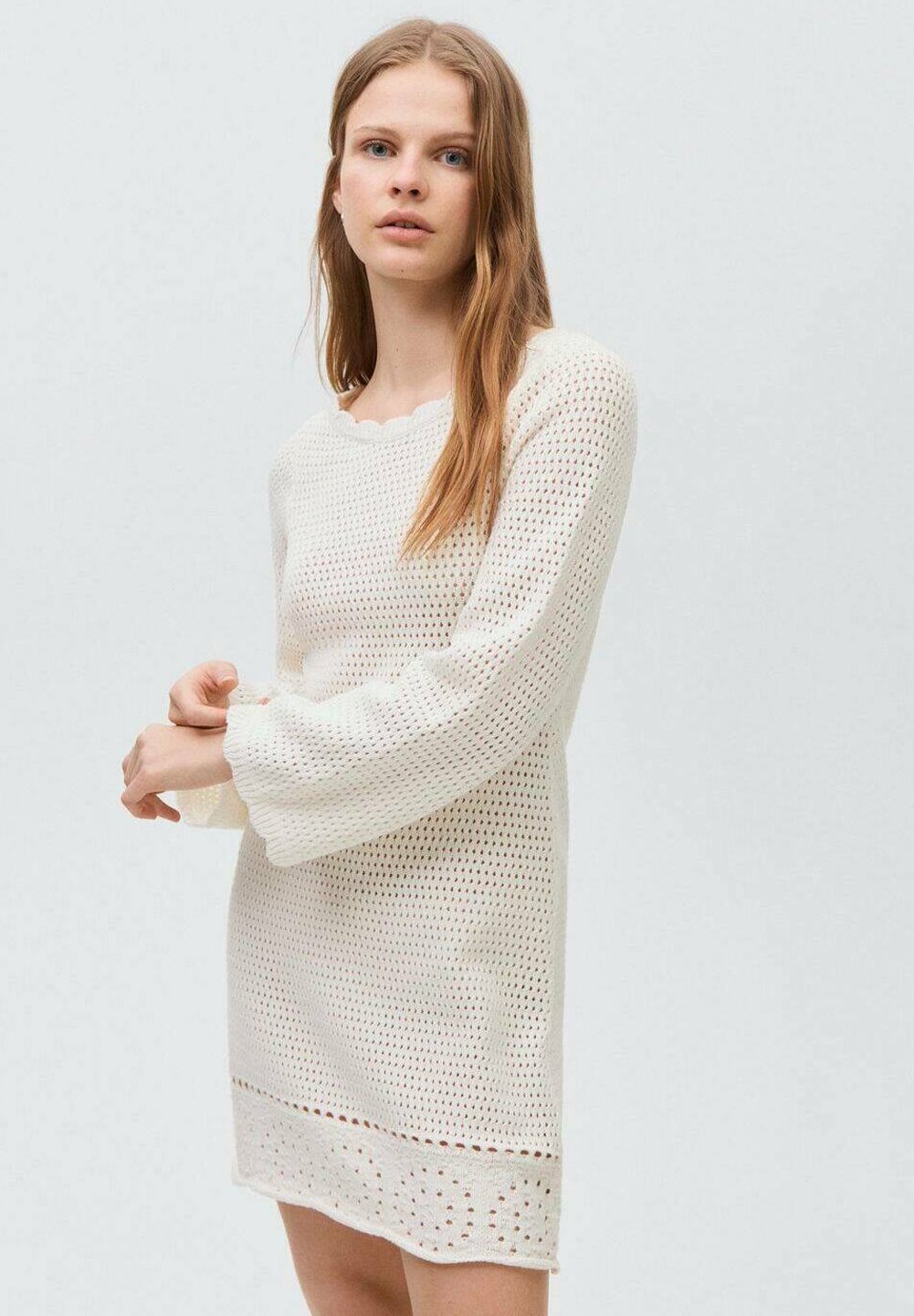 Mango Kids BESO - Jumperkleid - cremeweiß