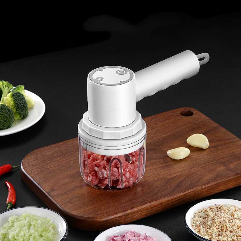 Hachoir automatique Yiehoom en plastique et acier inoxydable pour fruits et légumes, coupe-salade électrique, coupe-légumes