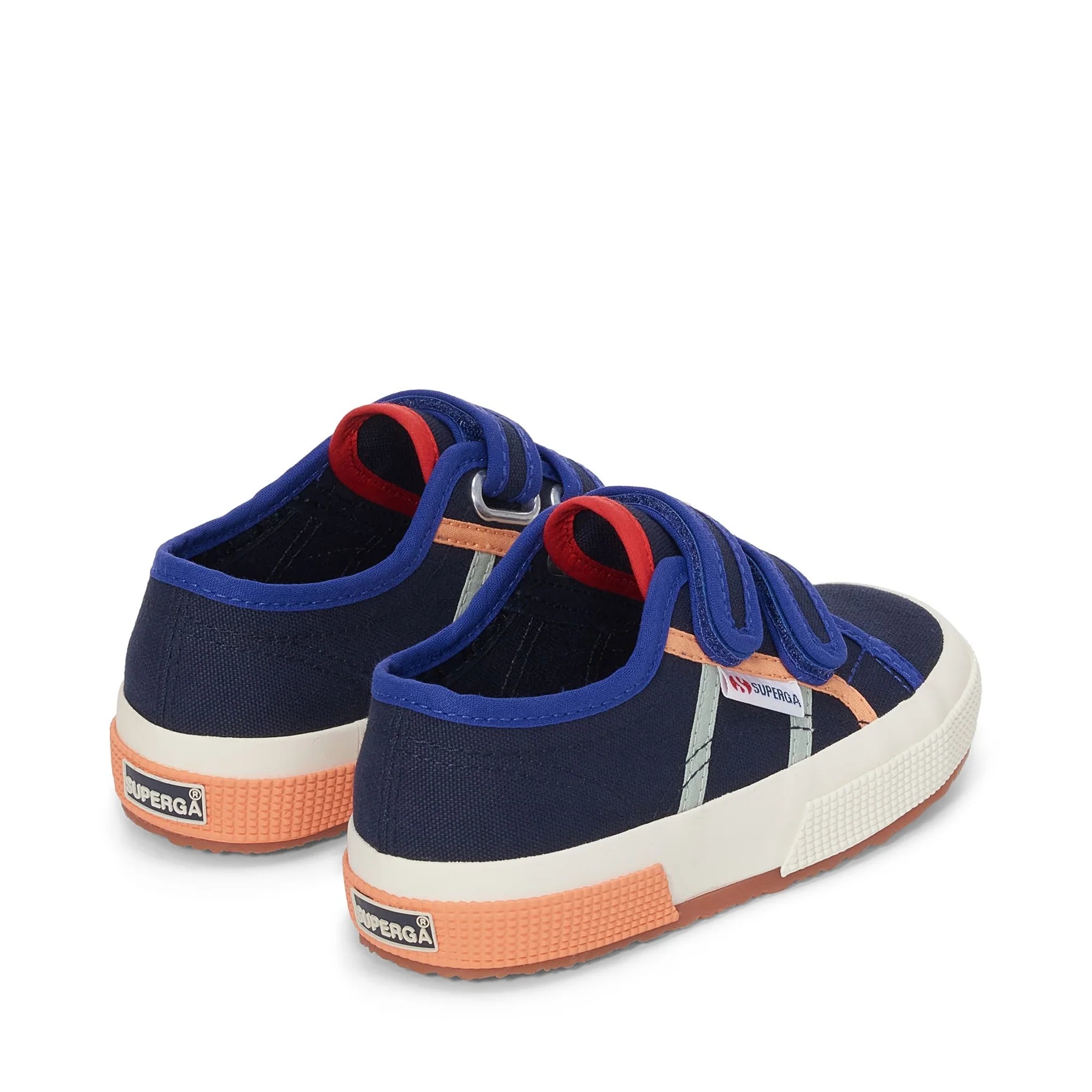 2750 KIDS STRAPS COLORBLOCKING-BLUE NAVY-BLUE SPECTRUM RED