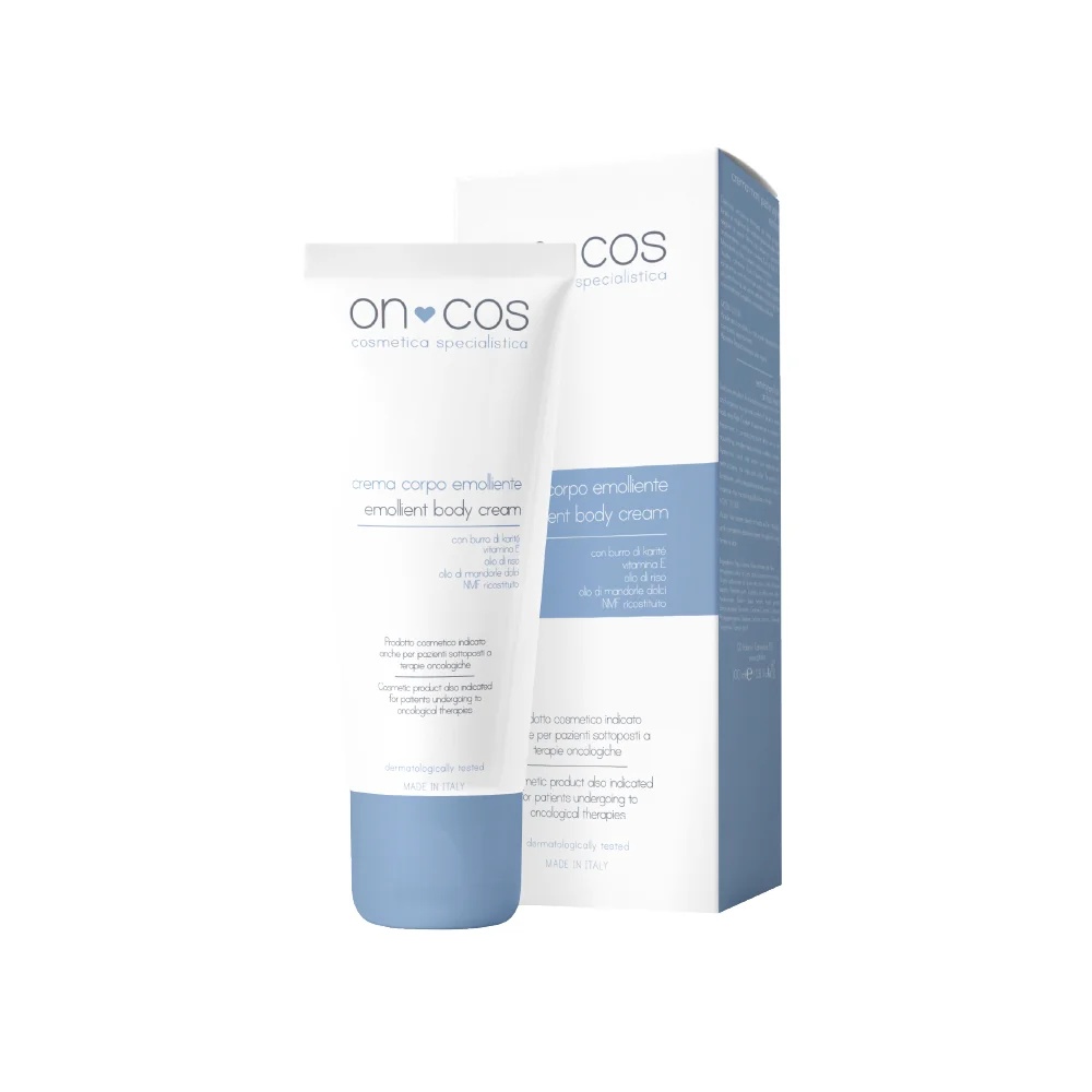 ONCOS Crème adoucissante pour le corps Oncos 200 ml pour peaux sèches, destinée aux patients atteints de cancer