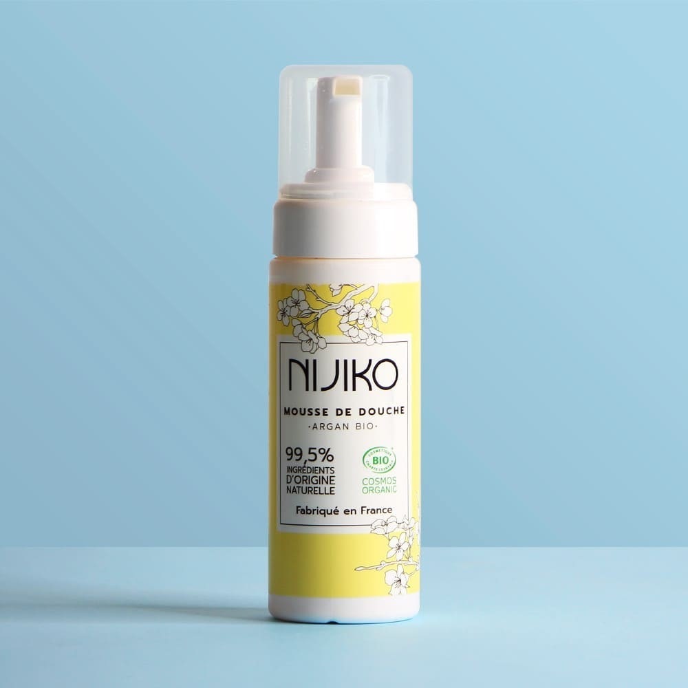 NIJIKO Mousse de Douche Bio à l'Argan