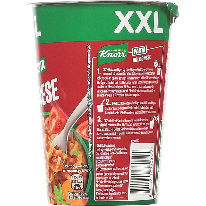 Knorr Bolognese-snackbeholder 88 g Knorr