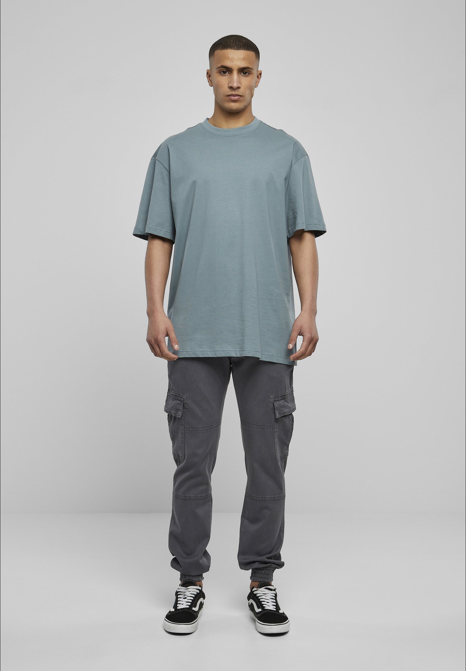 Urban Classics TALL TEE - Lihtne T-särk - tolmune sinine