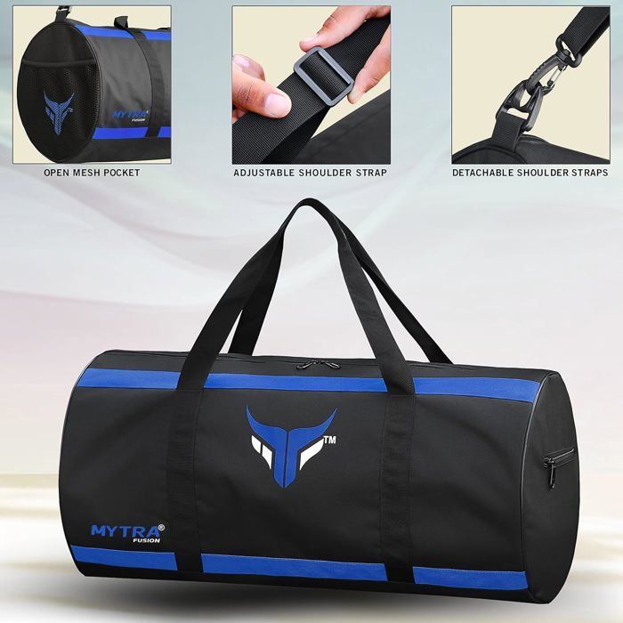 Sac de Sport - Mytra Fusion - M3 Bleu - Léger - Résistant - Polyvalent