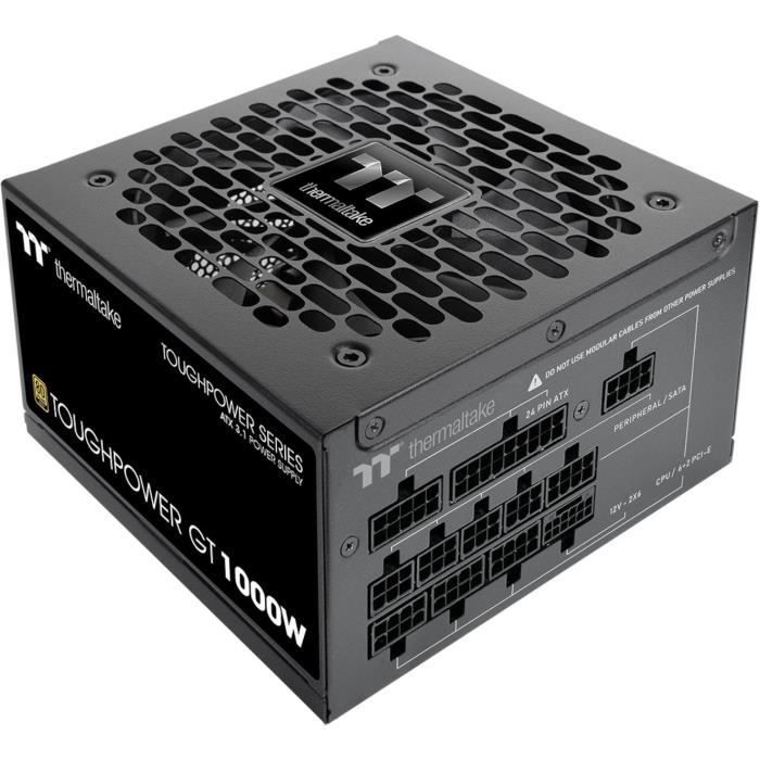 THERMALTAKE - Toughpower GT - PC power supply - 1000 W - 80+ Gold - ATX3.1 - Full modular - PCI-E 5.1 12VHPWR