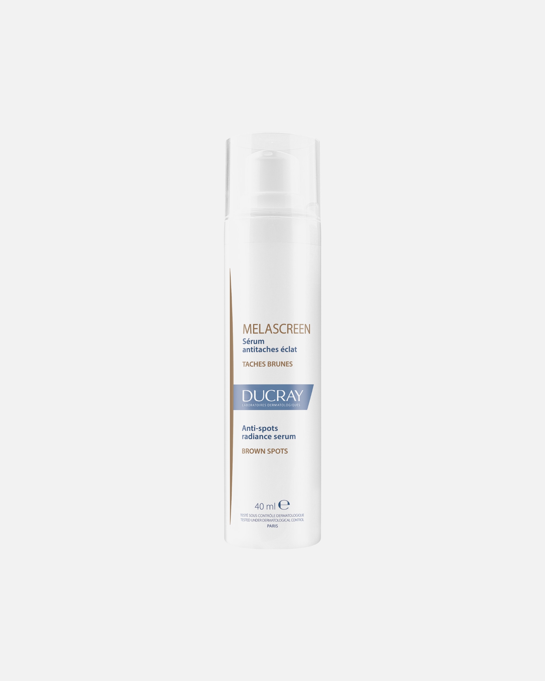 Ducray krém proti pigmentovým skvrnám MELASCREEN sérum proti pigmentovým skvrnám pro zářivou pleť – 40 ml