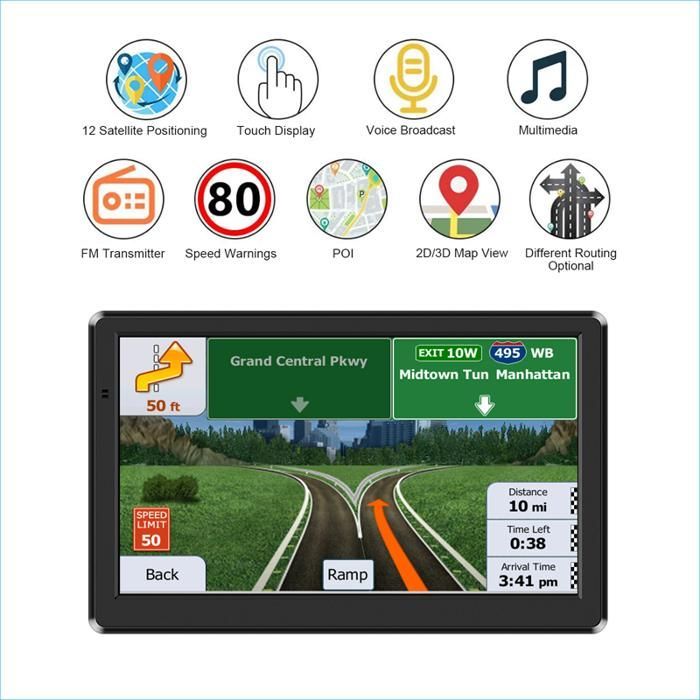 Car GPS navigator, car dashboard integrated GPS navigation units, car GPS navigator, truck