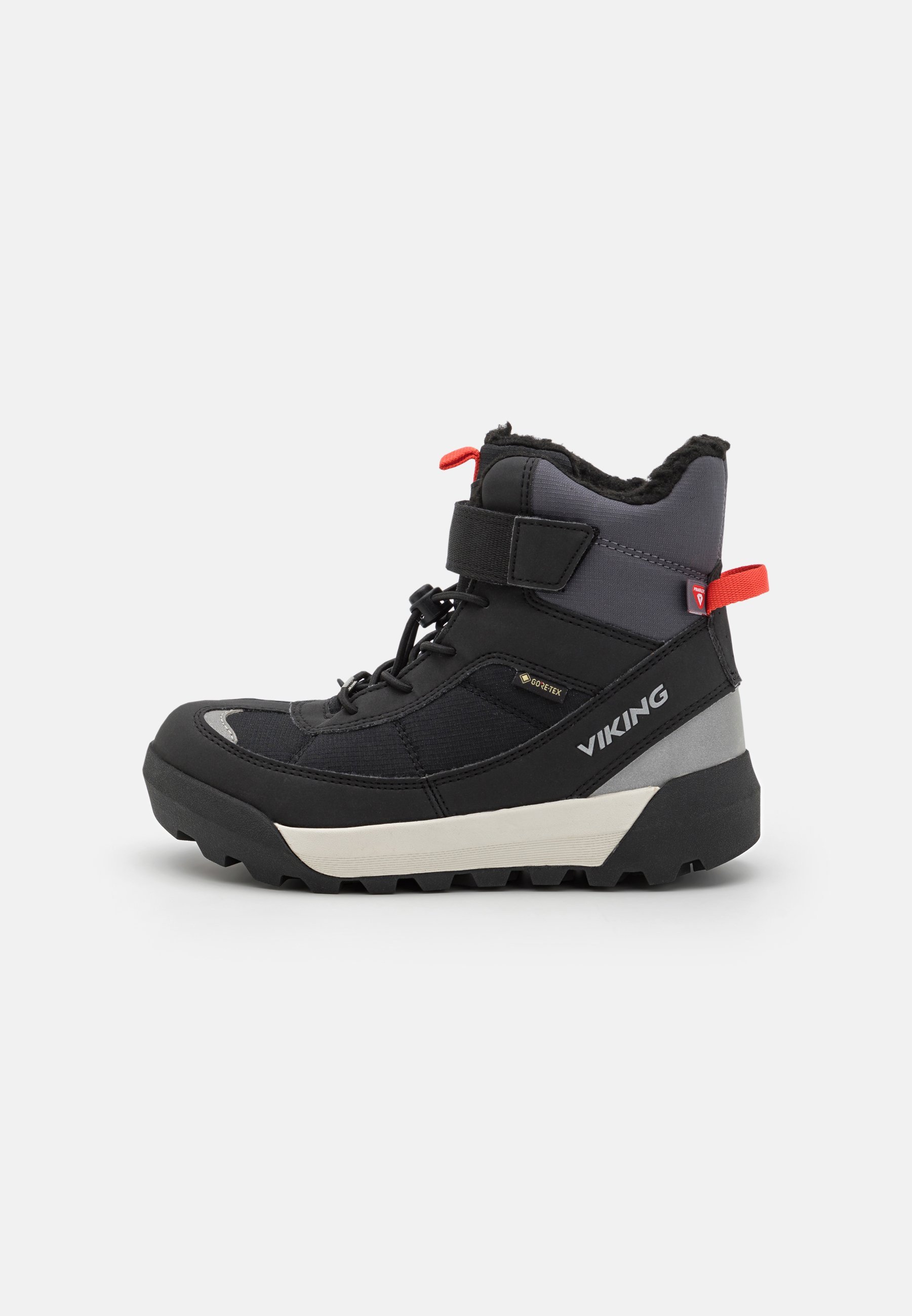Viking GORE-TEX EXPOWER WARM GTX 1V SL - Enkellaarsjes met vetersluiting - zwart/antraciet