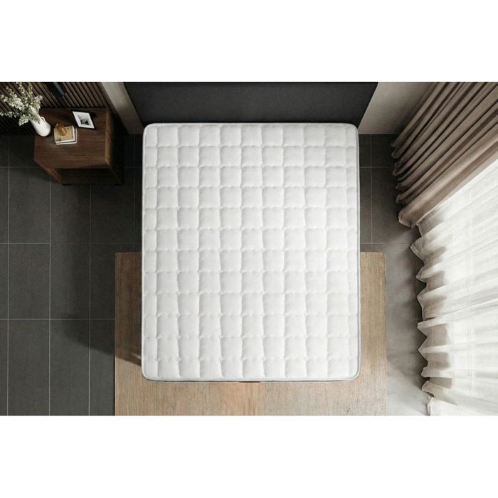 Colchón Superior Set de 90x200 cm con espuma viscoelástica, 3 zonas y base de listones.