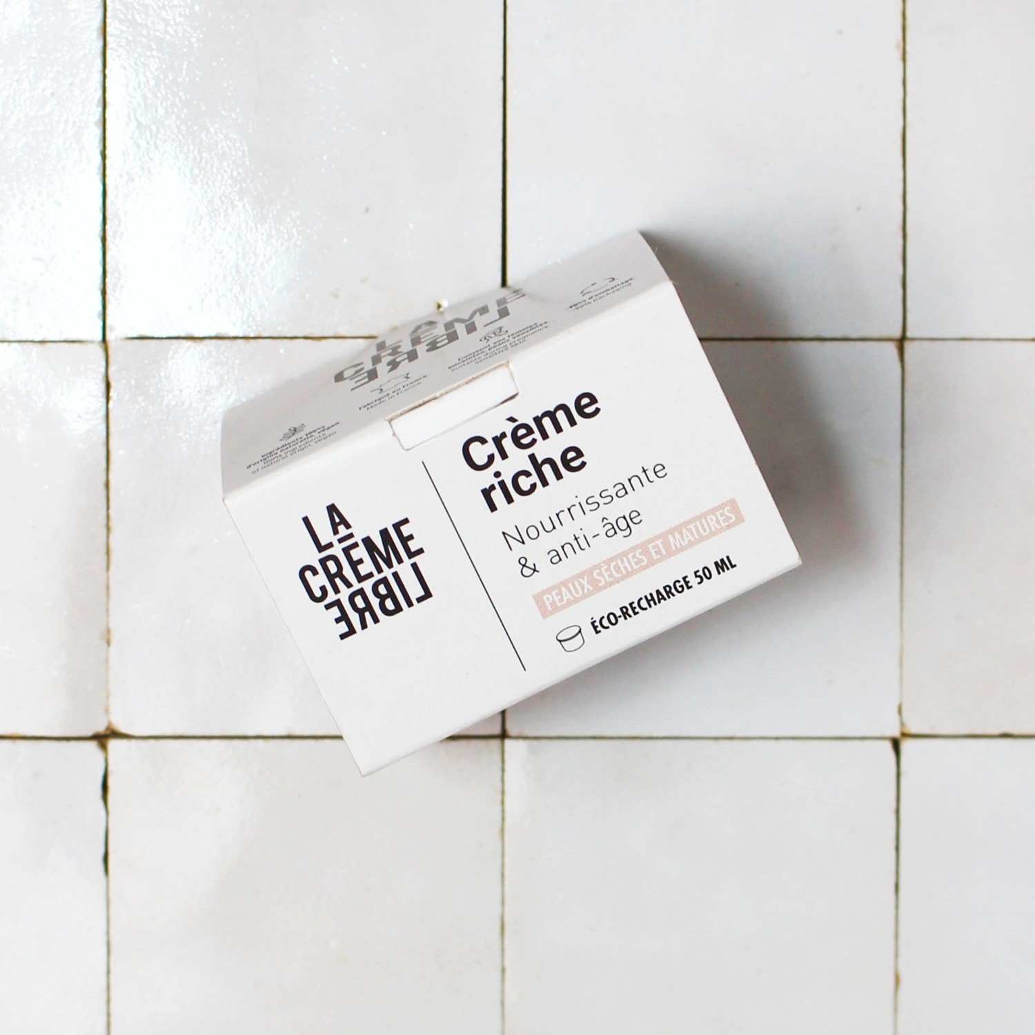 La crème libre Crème Riche Pot Beige Rosé