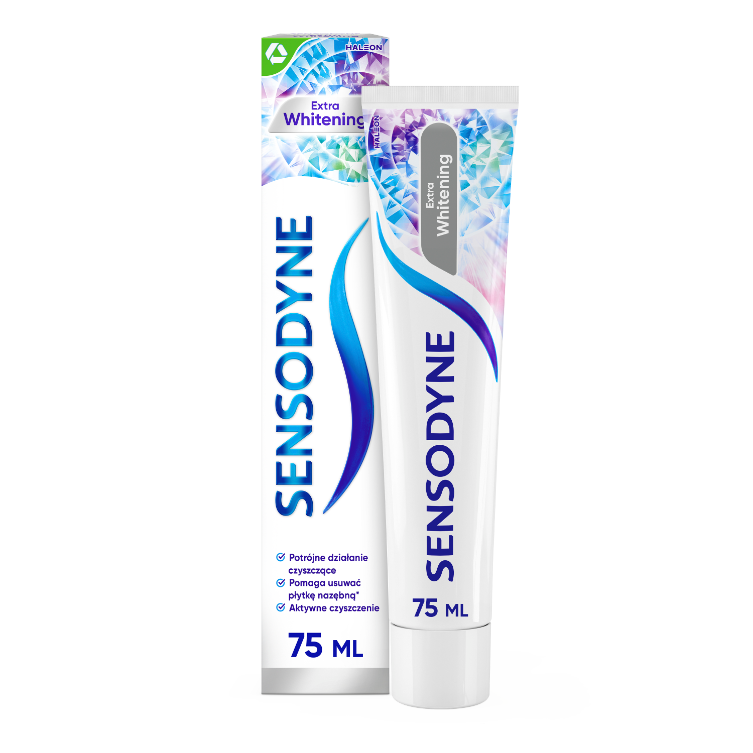 Sensodyne belilna osvežilna zobna pasta proti kariesu 75 ml