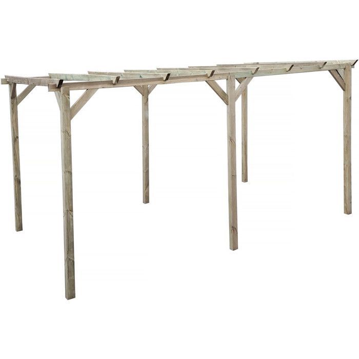 Tettoia in legno 