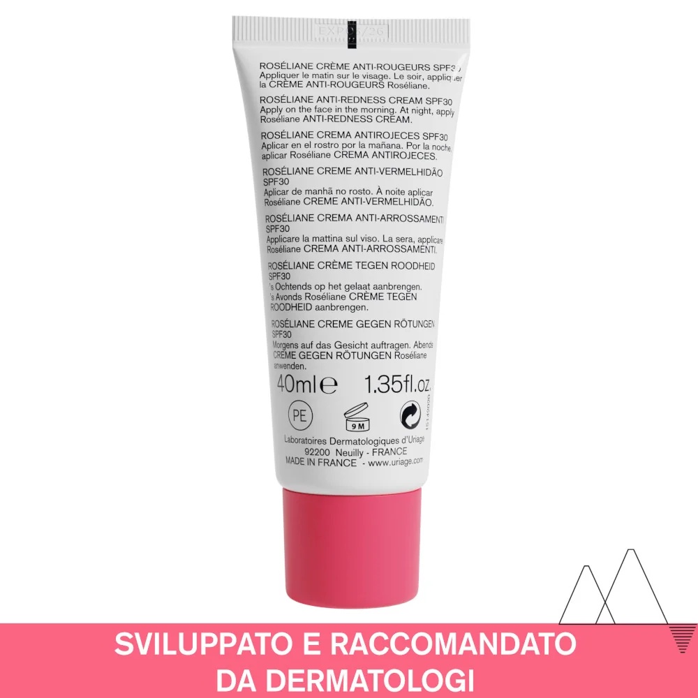 URIAGE Uriage Rosèliane punetusevastane kreem SPF 30 40 ml rahustav nahk