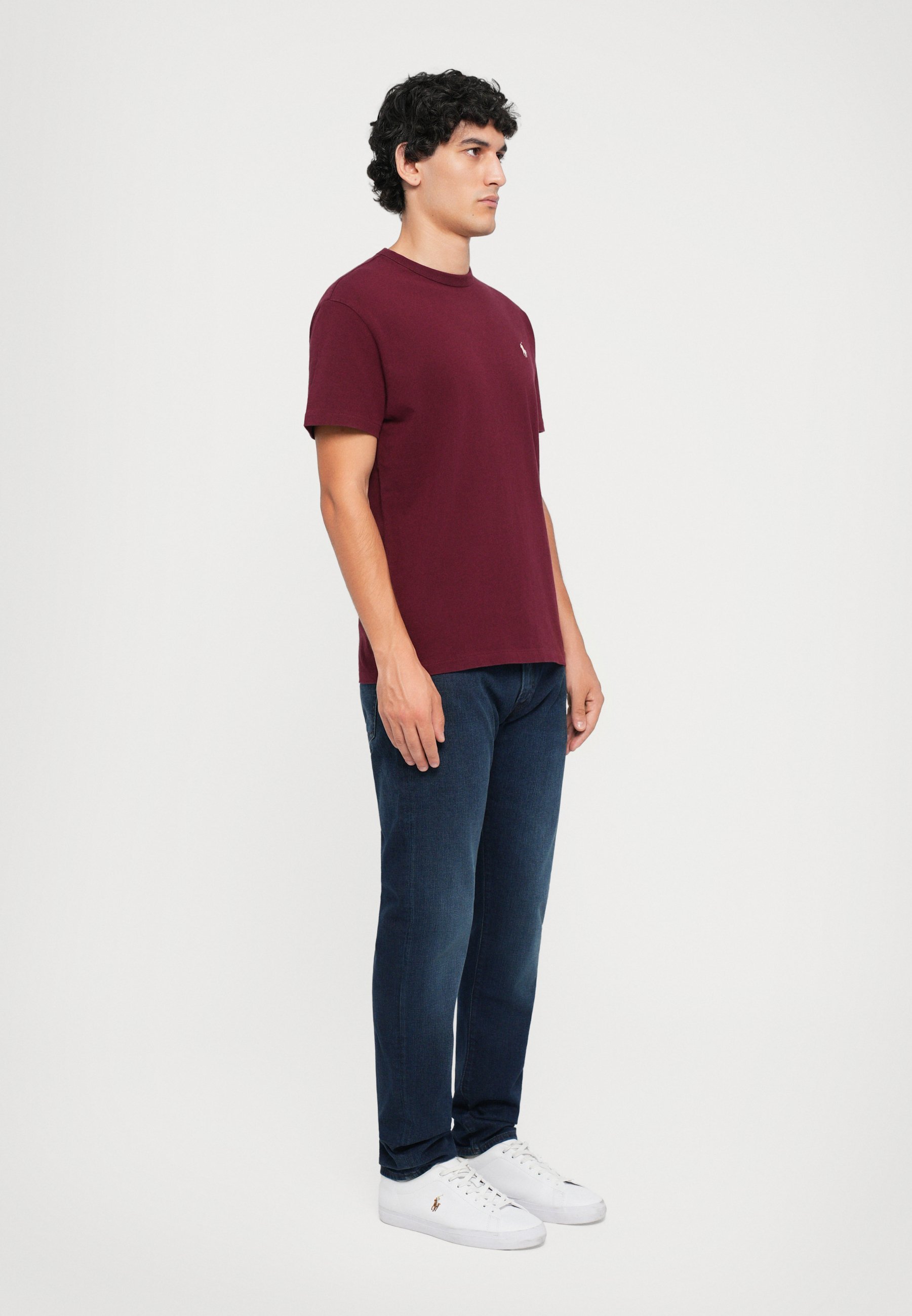 Polo Ralph Lauren MANCHES COURTES - T-shirt basique - couleur vin classique