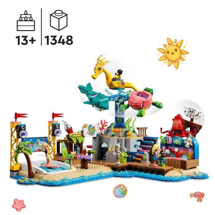 LEGO® Friends 41737 Beach Amusement Park, Advanced Building Toy, Children 12 Years