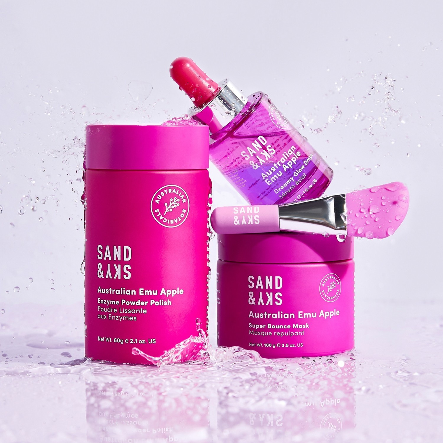 Sand & Sky sejas skrubis ar Austrālijas emu ābolu enzīmu pulveri – 60 g