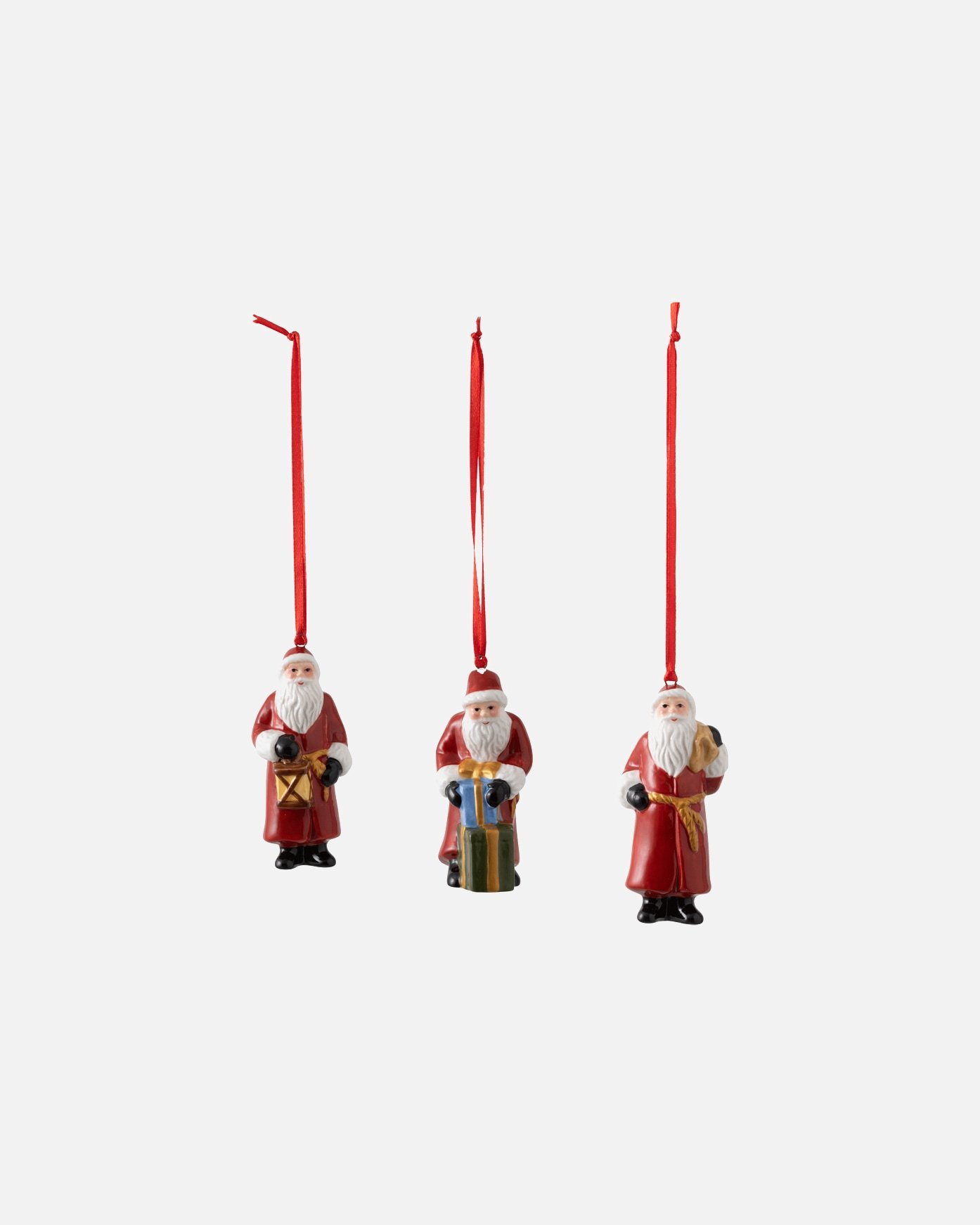 Villeroy & Boch Dekorativne figure Djeda Mraza, set od 3, nostalgični ukrasi – 1 komad