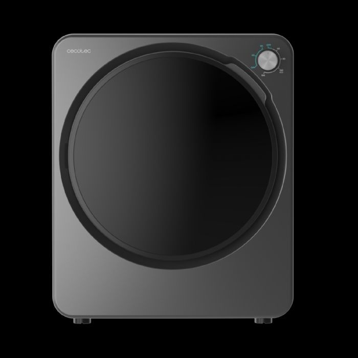 Cecotec Mini sèche-linge à évacuation 2,5 kg Bolero DressCode Dry 3150V Dark. 950 W, 6 programmes, mode ECO.