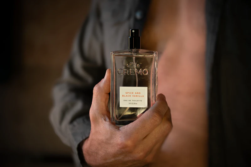 Cremo Spice & Black Vanilla Spray Cologne für Herren