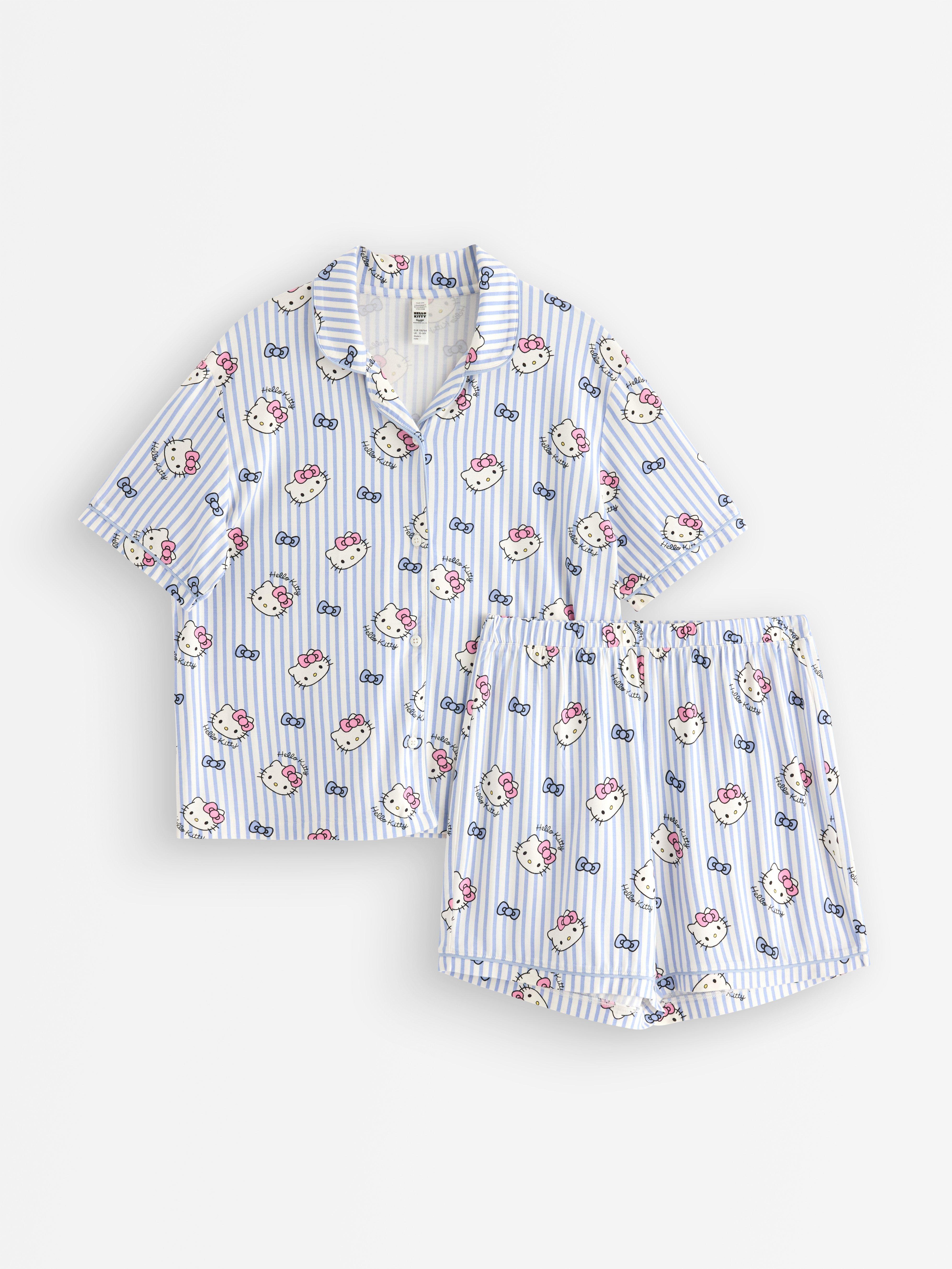 Pyžamo Hello Kitty světle modré