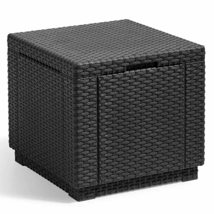 Keter Cube Graphite opbergpoef 213816 422801