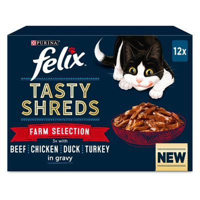 Felix Tasty Shreds 12 x 80 g