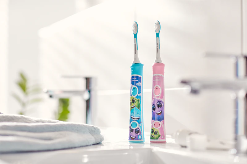 Philips Sonicare For Kids HX6352/42 sonische elektrische tandenborstel voor kinderen met Bluetooth-verbinding