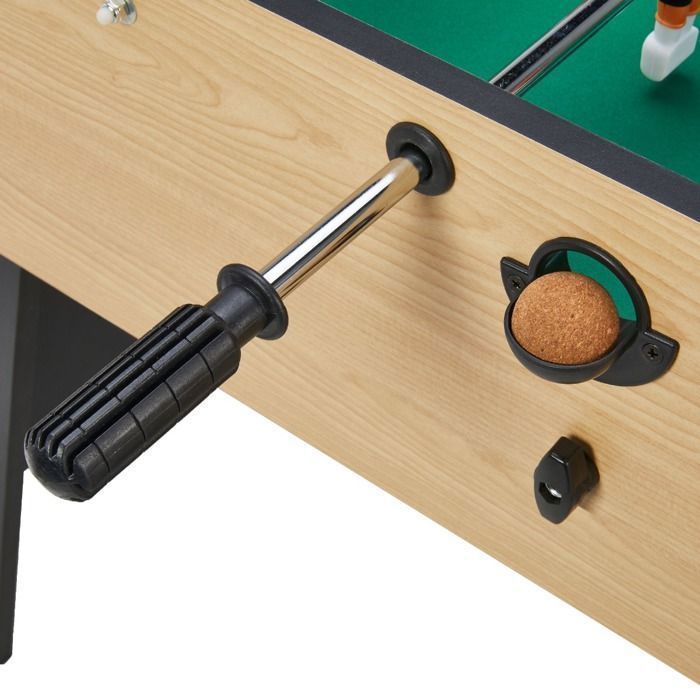Tavolo da gioco pieghevole multi-gioco 4 in 1 KANGUI per ragazzi: calcio balilla, biliardo, ping pong, hockey.