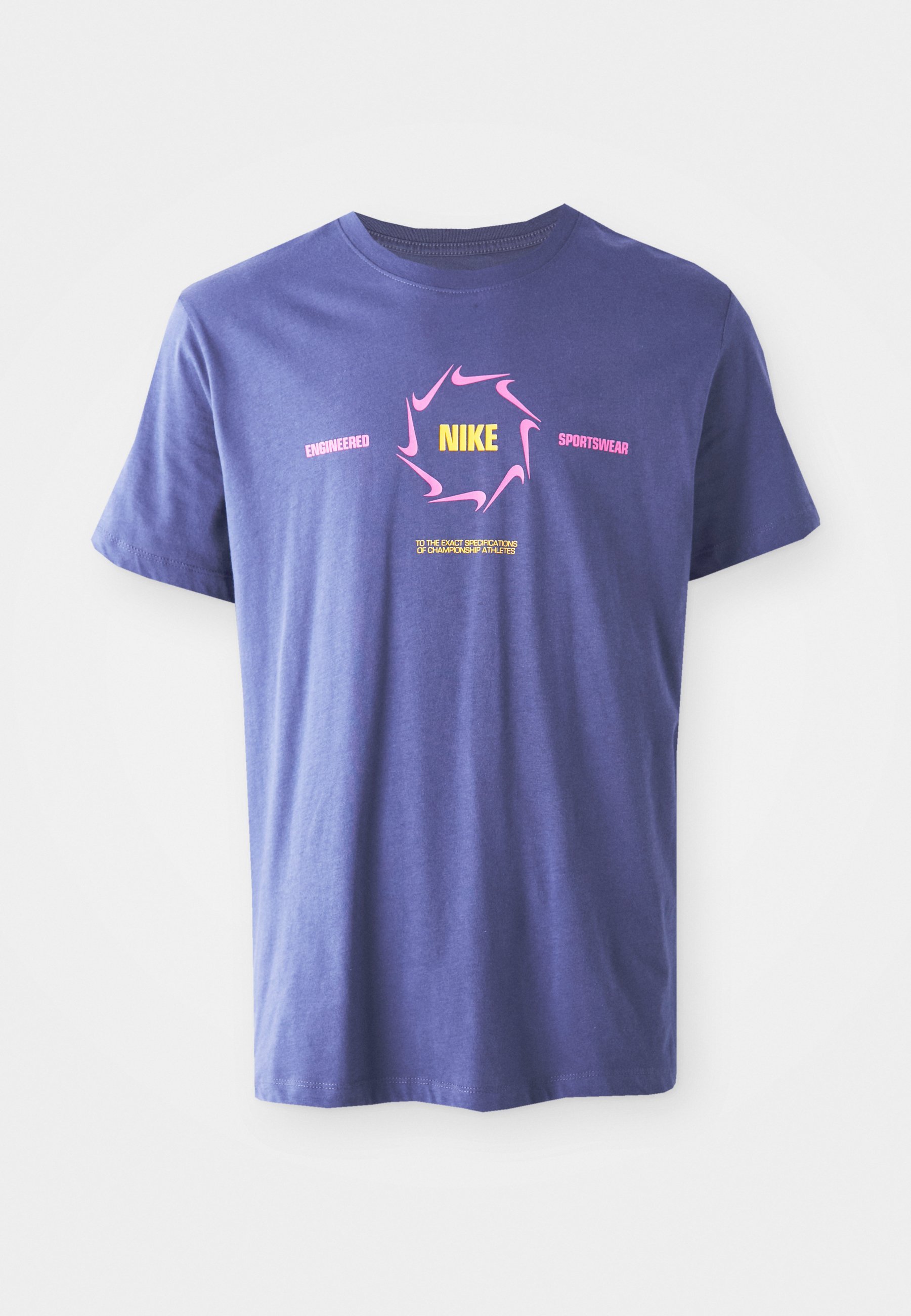 Nike Sportswear TEE - Koszulka z nadrukiem - piaskowo-fioletowa