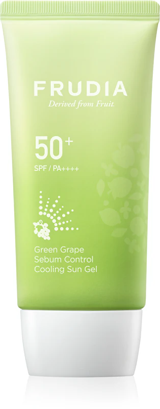 Frudia Sun Green Grape Sebum Control Feuchtigkeitsspendendes Sonnenschutzgel für fettige und Mischhaut
