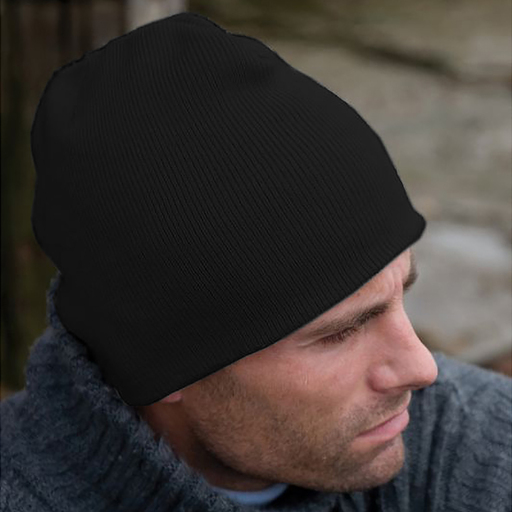 Gorro De Invierno De Acrilico De Tacto Suave Result Pull On