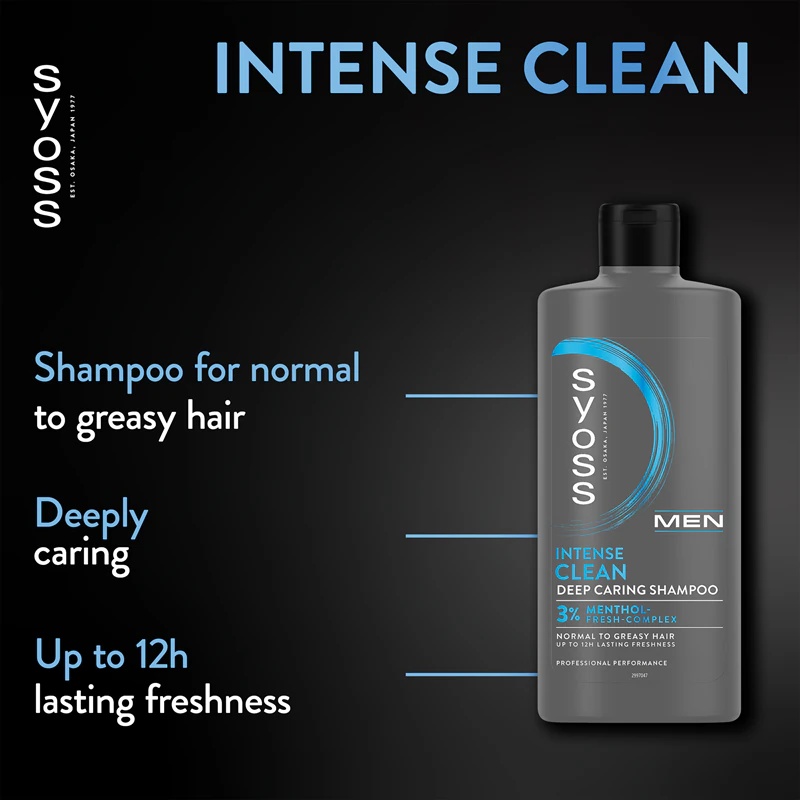 Syoss Men Intense Clean шампон за нормалну и масну косу
