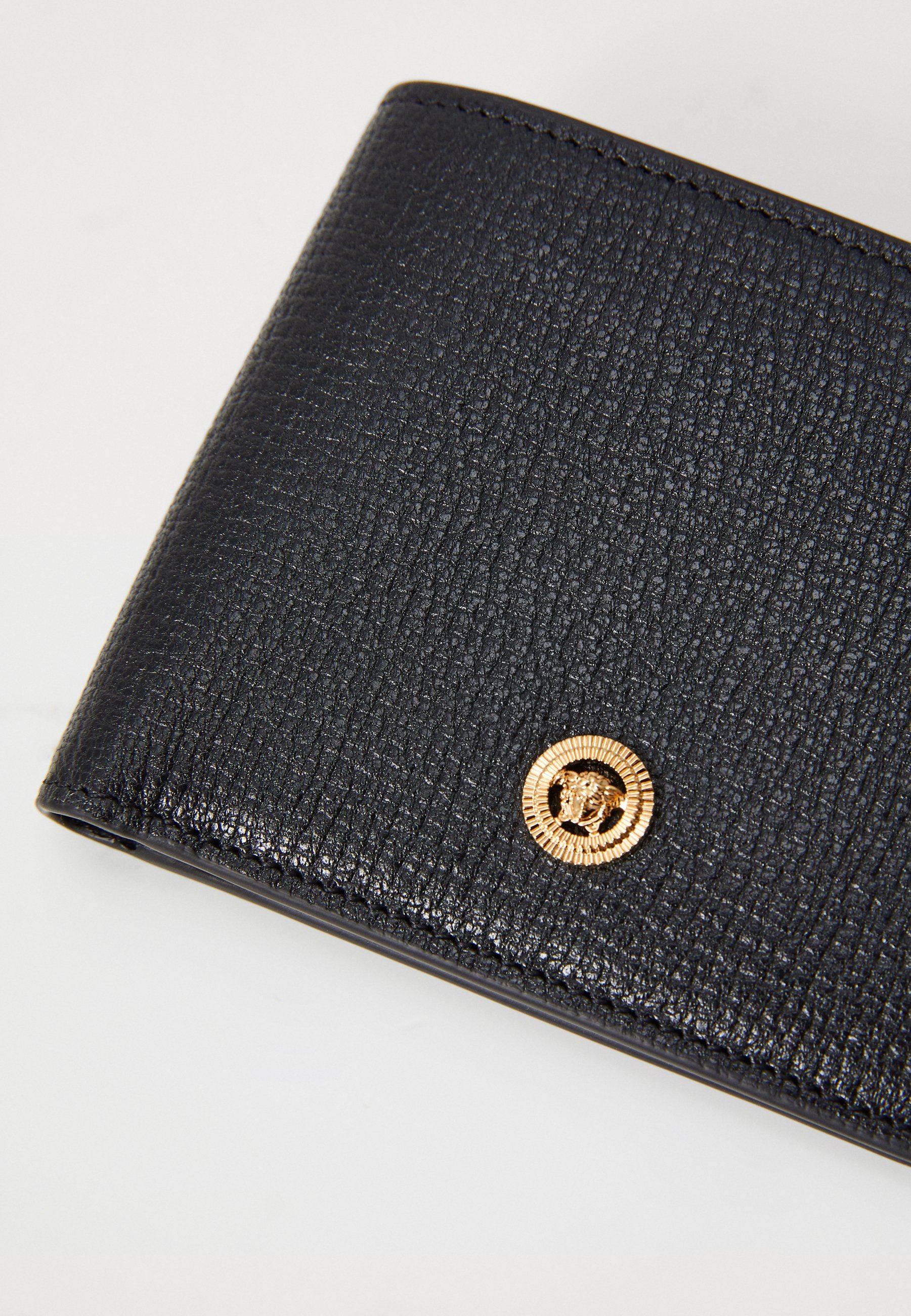 Versace BI FOLD GELDBÖRSE UNISEX - Geldbörse - schwarz/goldfarben