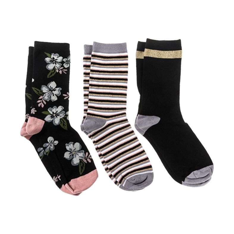 Calcetines y medias negras para mujer