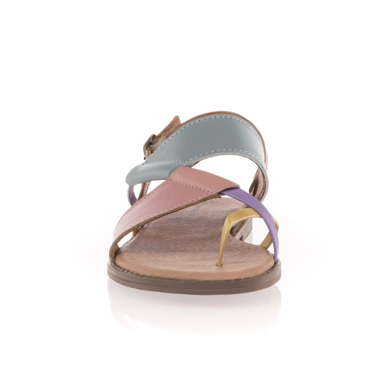 Flerfärgade flip-flops / sandaler för kvinnor