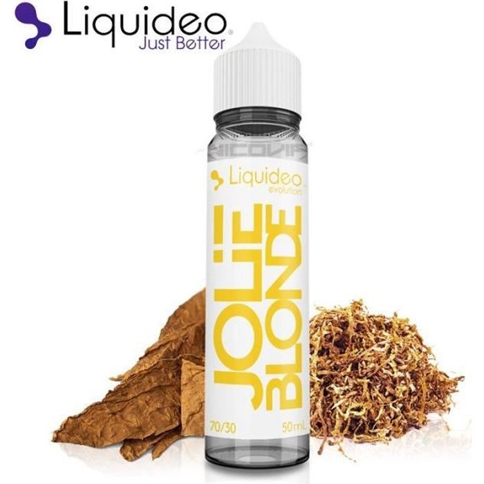 Pack 3 E-liquides Liquideo Jolie Blonde - 6mg