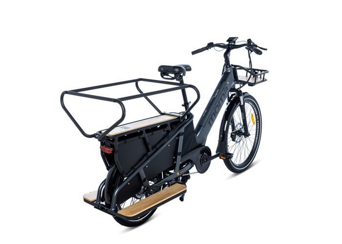 Moma Bikes - Longtail Electrique - SHIMANO ALTUS 7vitesses - Bat.48V 13Ah - Autonomie max 90km -Freins Hydrauliques - Reconditionné