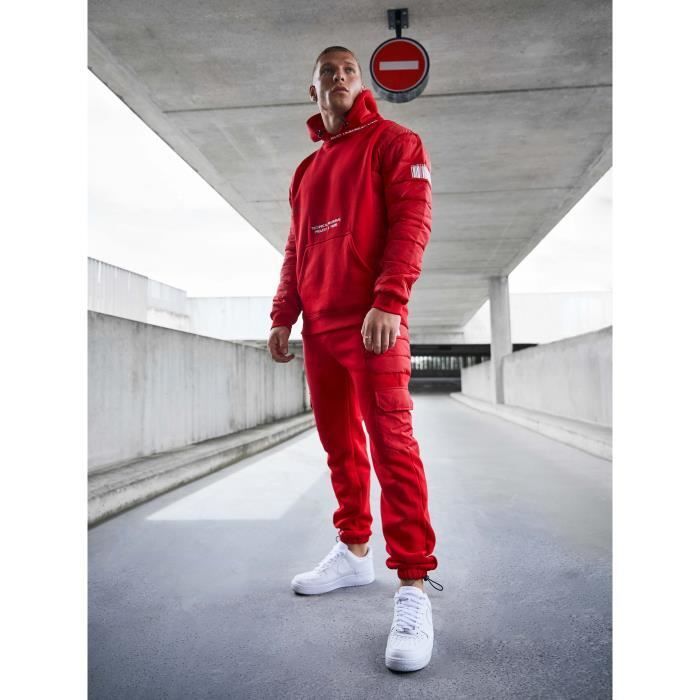 Project X Paris gewatteerde joggingbroek voor heren - Rood