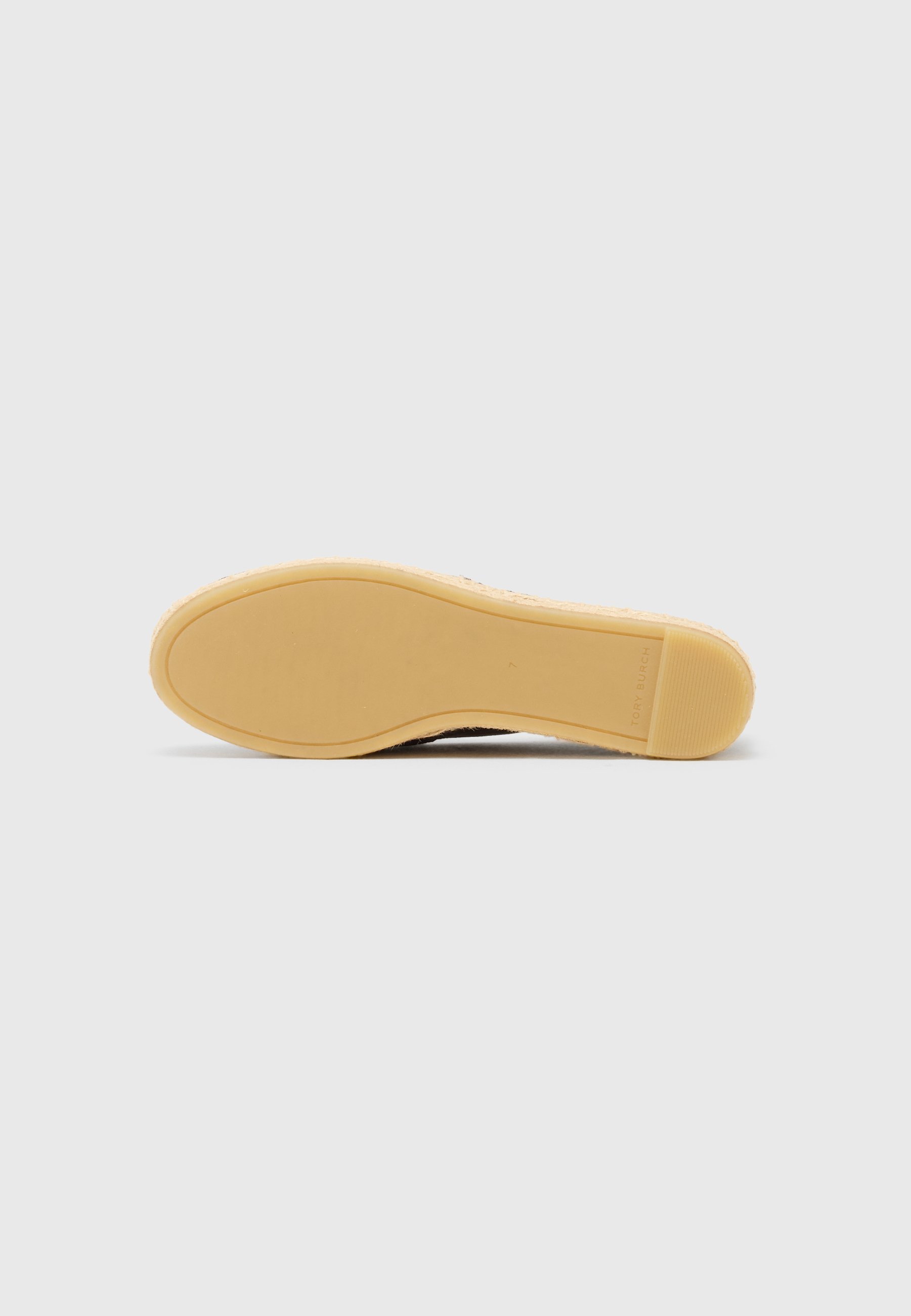 Tory Burch ELEANOR - Espadrilles - donkerbruin/zilverkleurig