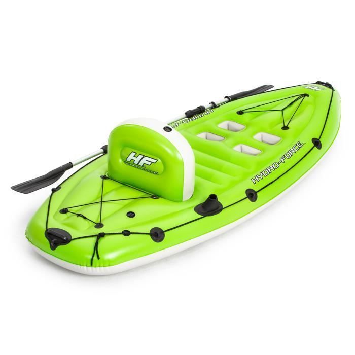 Kayak hinchable - BESTWAY - Koracle - 1 persona - 270x100x57 cm - Peso máximo 150 kg