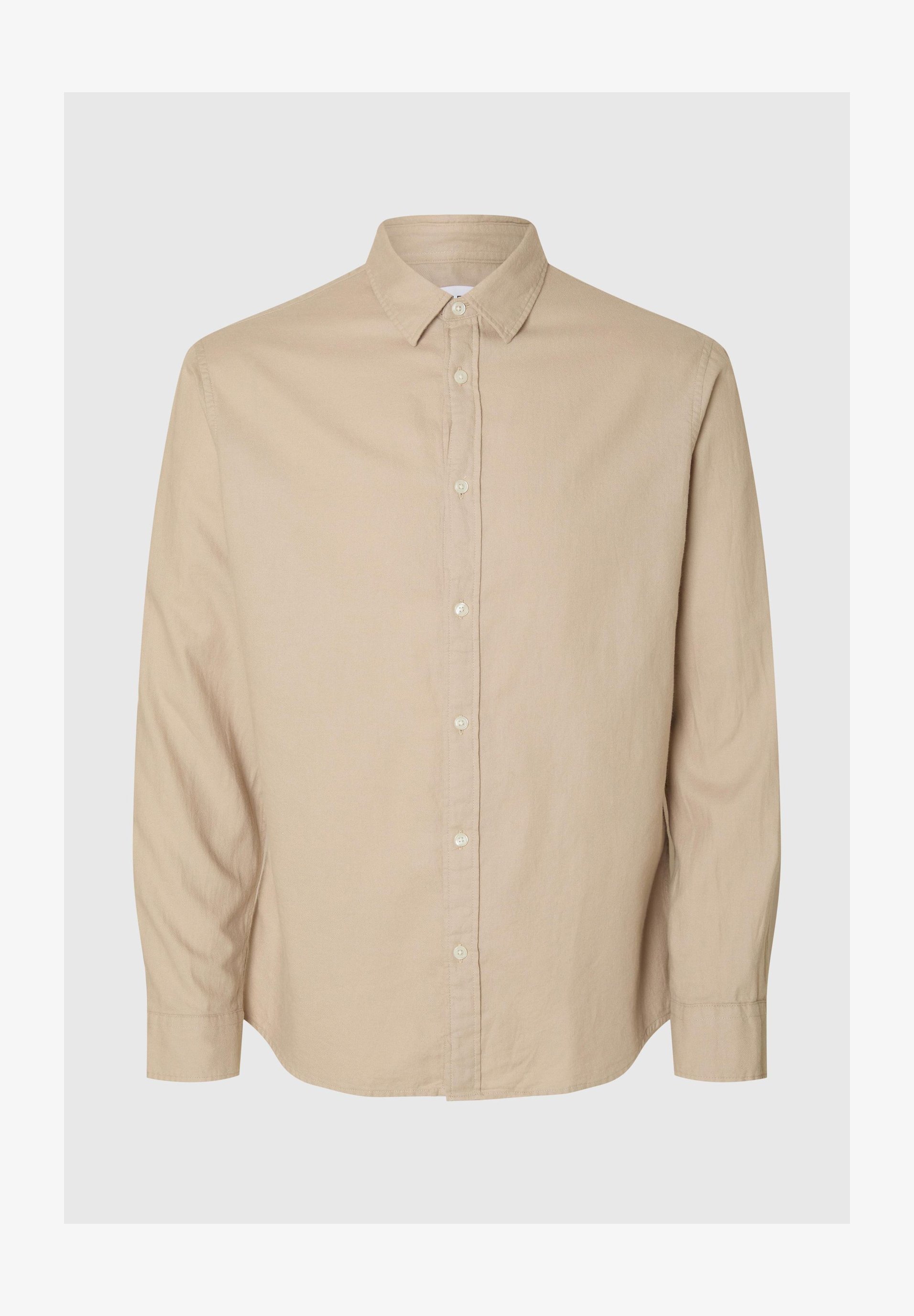 Selected Homme SLIMOWEN-BRUSHED NOOS - Shirt - puur kasjmierdetail: gemengd met havermout
