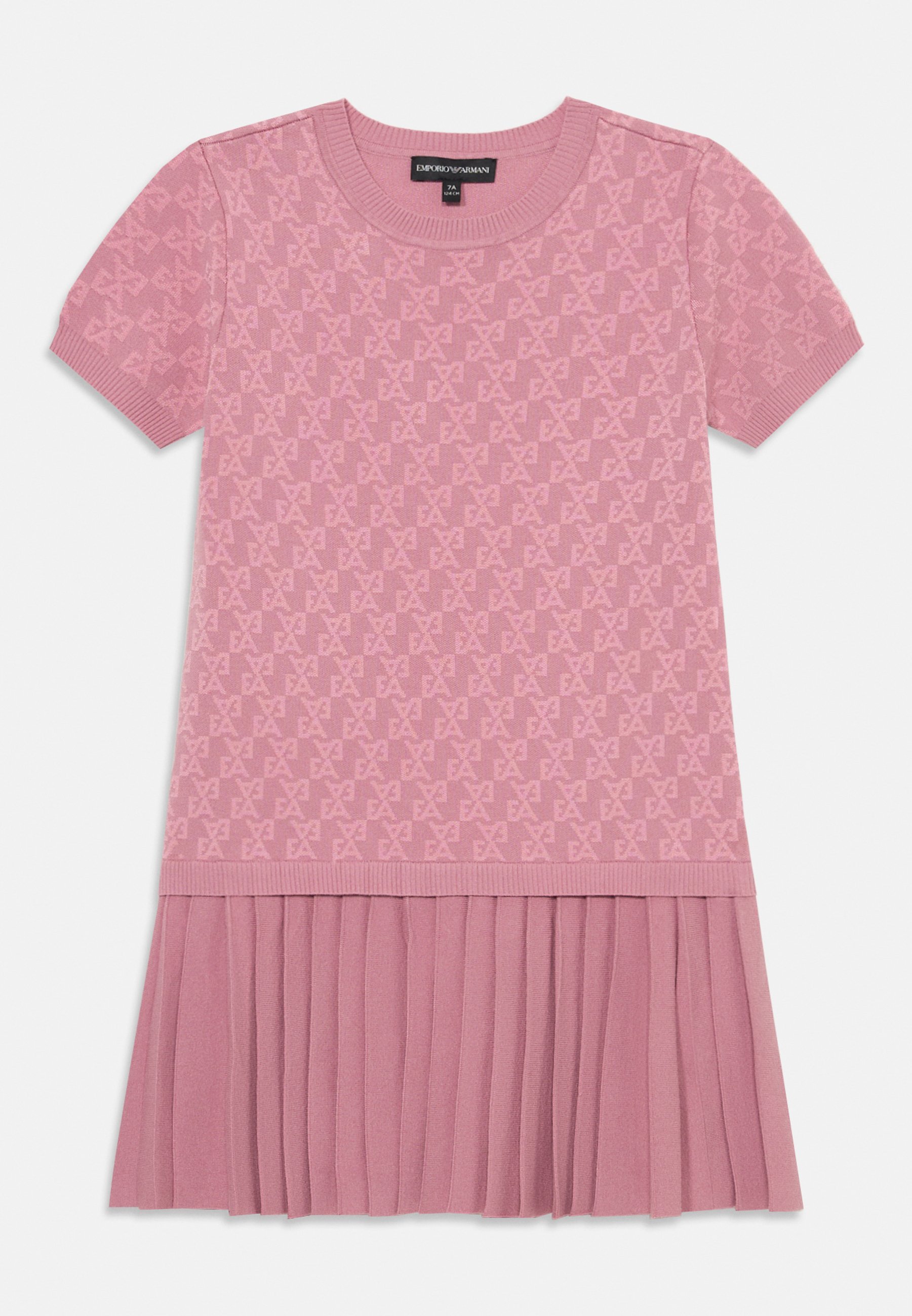 Robe Emporio Armani - Robe pull - rose