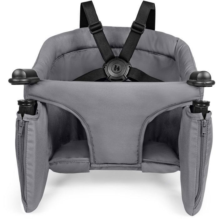 Siège de table mobile - HAUCK - Fix N Sit - De 6 mois à 15 kg - 37 x 42 x 32 cm - Gris foncé