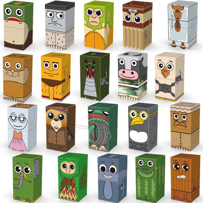 40 pièces Set de Jouets Magnétiques, Thème Montagne et Animaux Marins TungTungTung, Blocs Magnétiques ,Jeu de Construction STEM
