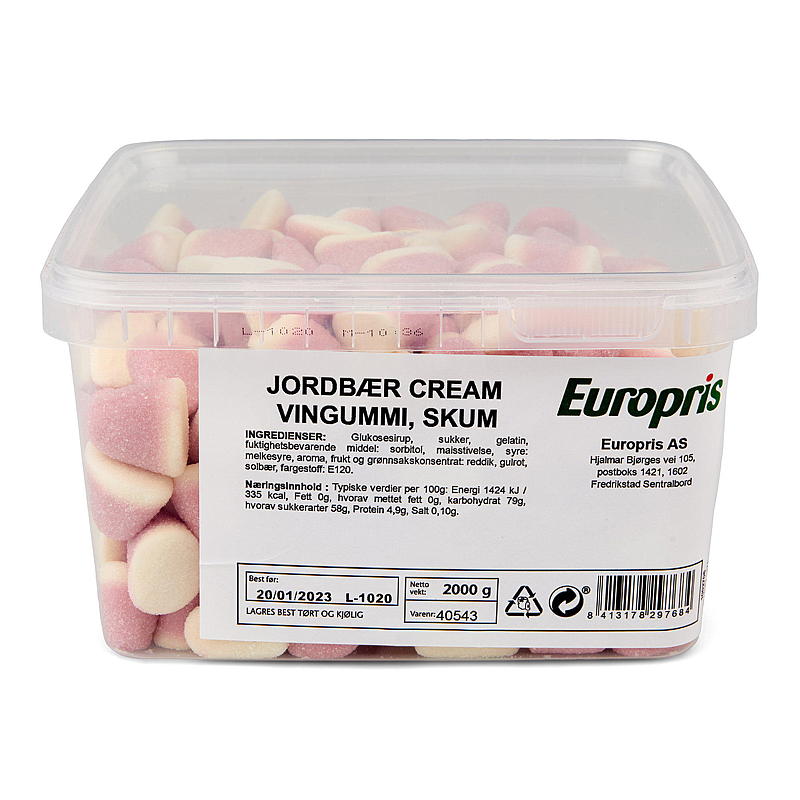 KnallGoodt Strawberry Cream 2 kg