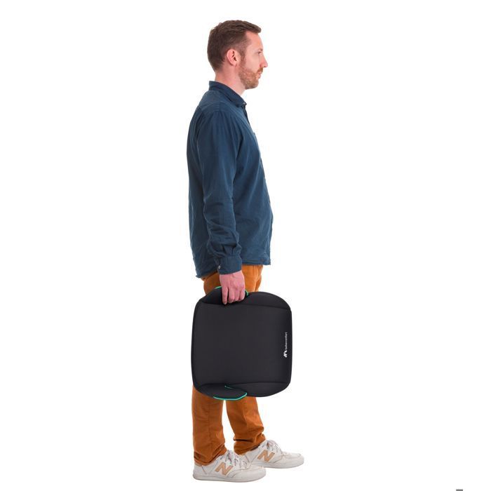 Seggiolino auto Bebeconfort Gaia Fix, seggiolino rialzato Isofix, Gruppo 3 (22-36 kg), dai 6 ai 12 anni, Nero Minerale